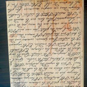 Stampin Up! Large background French script stamp
